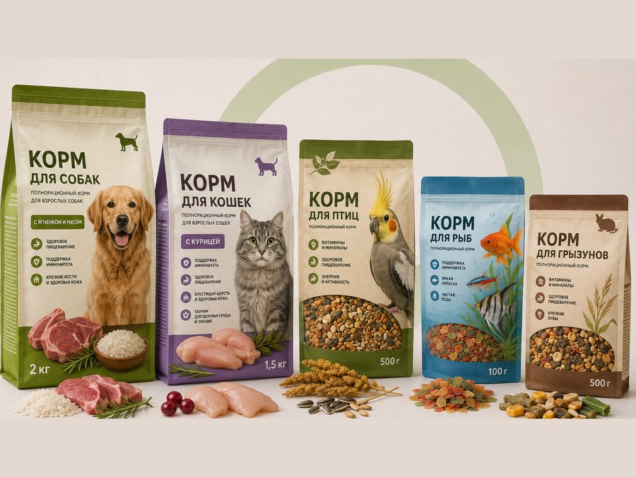Корма для домашних животных